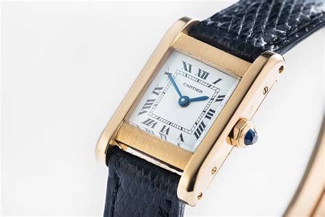 gold.cartier watch|cartier gold watch vintage.